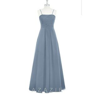 NWT Azazie Dusty Blue Bridesmaid Dress
